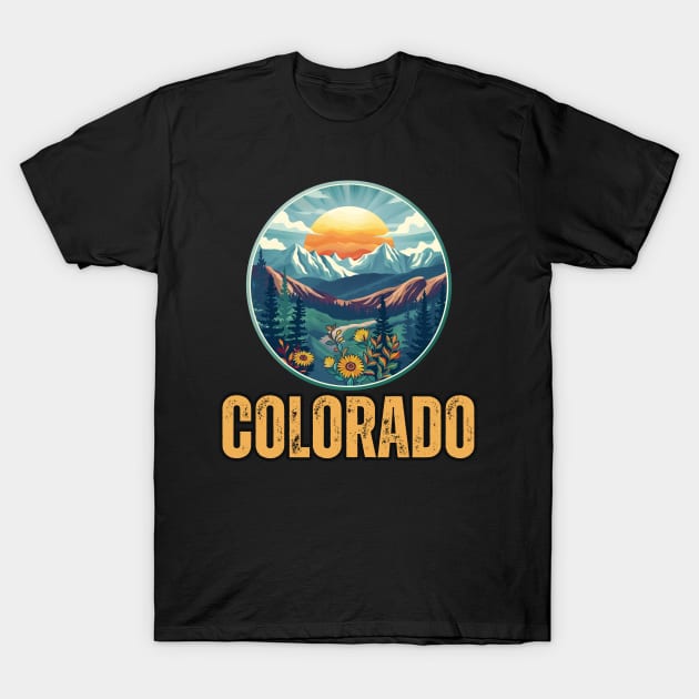 Colorado State USA T-Shirt by Mary_Momerwids